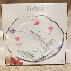 Tivoli tulip serving plate